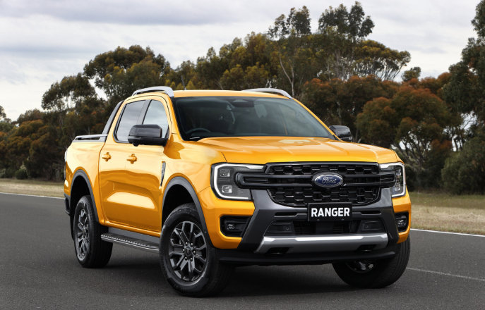 Next Generation Ford Ranger road front